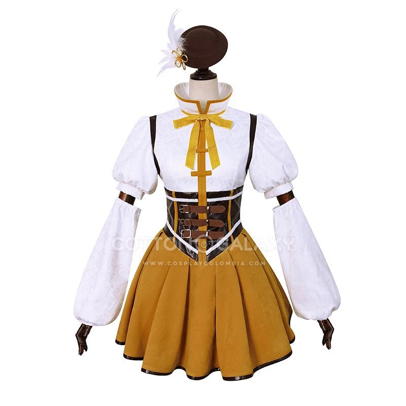 Madoka Magica Mami Tomoe Traje Cosplay - Imagen 2